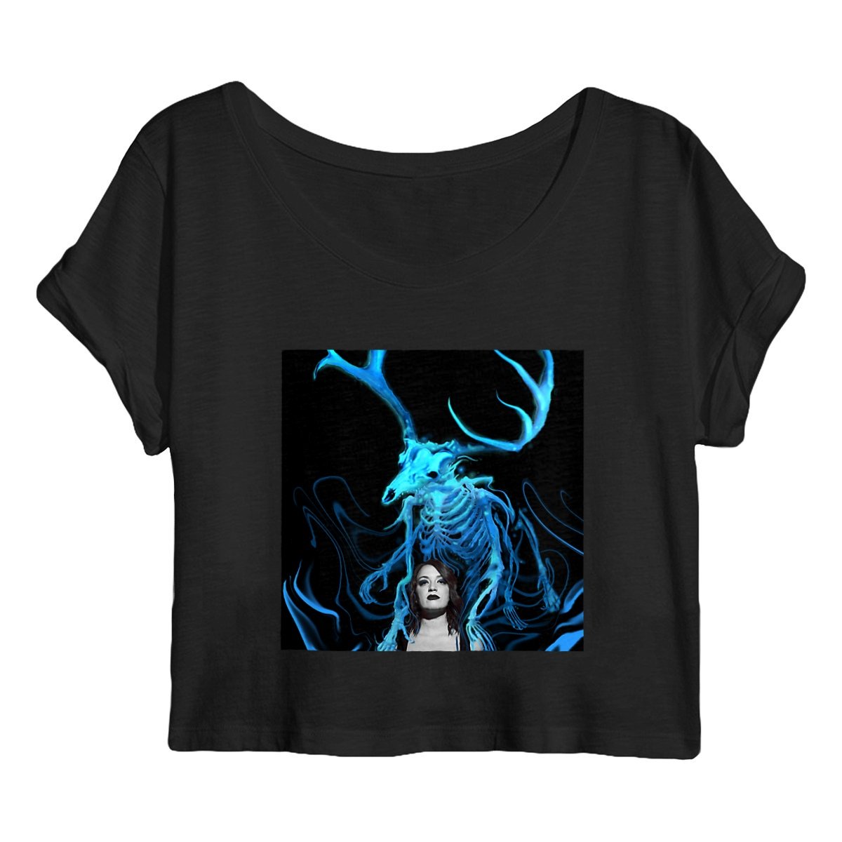 Morgan Tucker Exclusive - `ME Chickadee` Crop Top