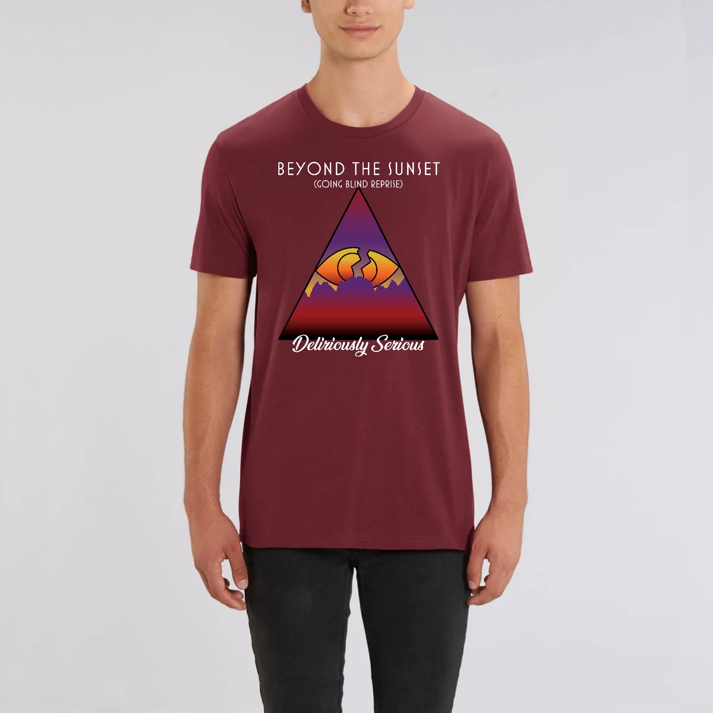 Deliriously Serious "Beyond The Sunset" Unisex T-Shirt