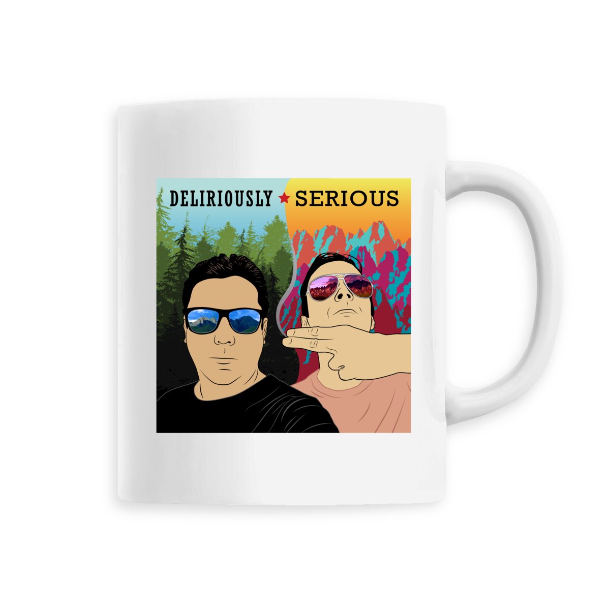 Deliriously Serious "Deliriously Serious" Ceramic Mug