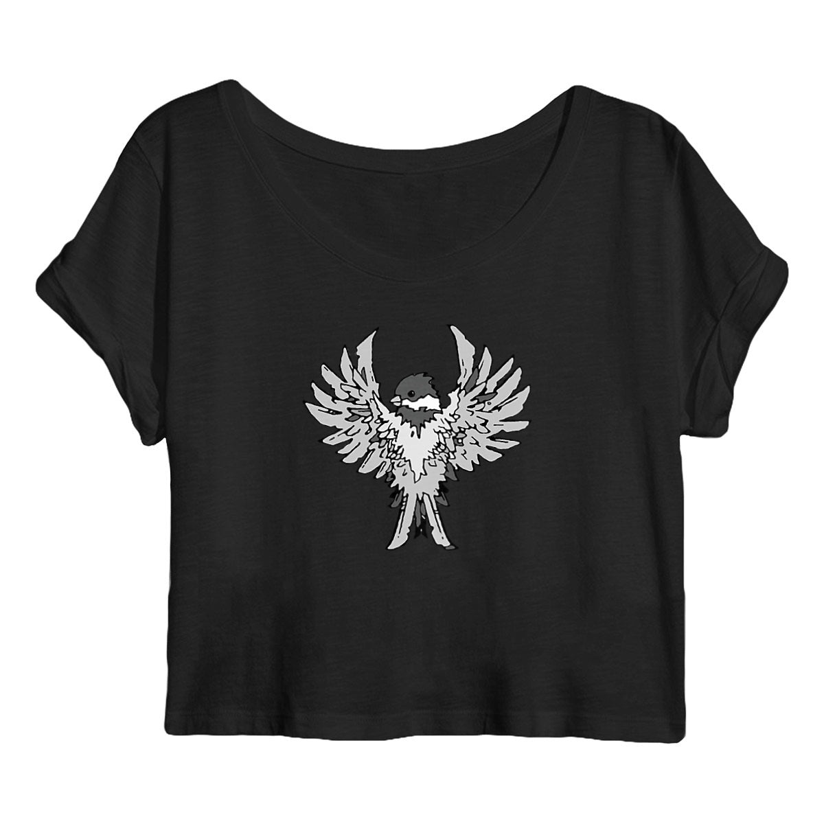 Morgan Tucker Exclusive - `ME Chickadee` Crop Top