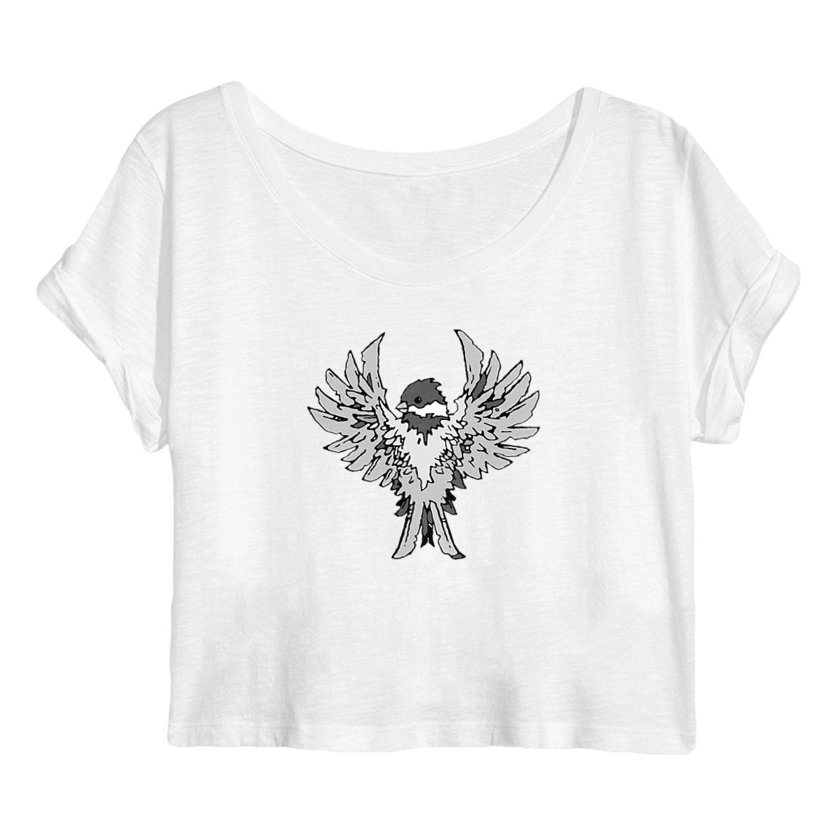 Morgan Tucker Exclusive - `ME Chickadee` Crop Top